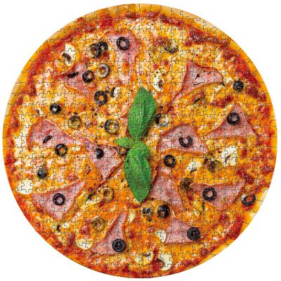 Capricciosa Pizza 500 Piece Jigsaw Puzzle image number 1