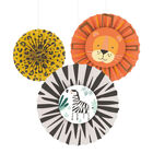 Safari Fan Party Decorations: Pack of 3 image number 1