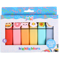 Jotz! Caf&eacute; Collection Highlighters: Pack of 6