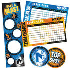 Nerf Fun Gun Shooting Party Game: Pack of 8 image number 1