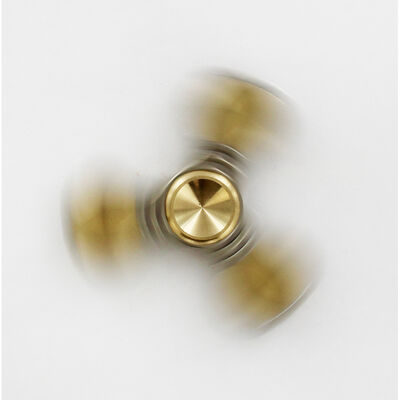 Gold Metal Fidget Spinner image number 4