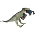Grey Tyrannosaurus Rex Dinosaur Figurine image number 1