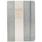 A5 Silver Glitter Cased Lined Journal image number 1