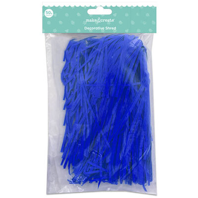 Decorative Shredded Paper 50g: Blue image number 1