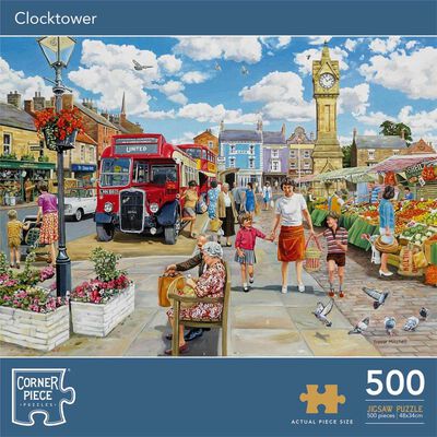 Clocktower 500 Piece Jigsaw Puzzle image number 1
