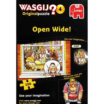 Wasgij Original Mini 4 Open Wide 150 Piece Jigsaw Puzzle image number 1