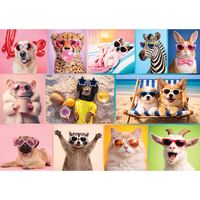 Animals in Sunglasses 500 Piece Jigsaw Puzzle