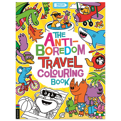 The Anti-Boredom Travel Colouring Book image number 1