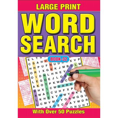 A4 Large Print Wordsearch: Assorted image number 4