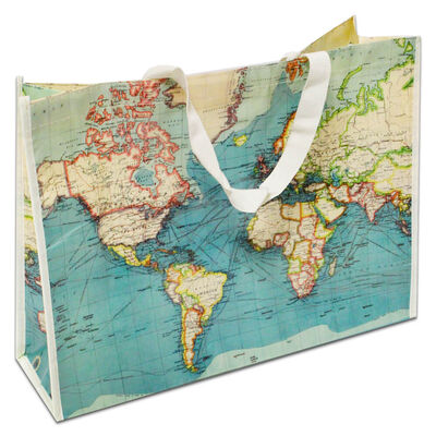 Map Reusable Shopping Bag image number 1