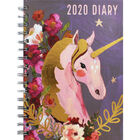 A5 Wiro Unicorn 2020 Week to View Diary image number 1