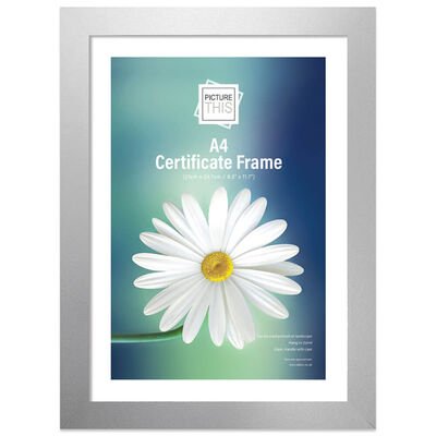 A4 Silver Certificate Frame image number 1