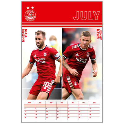 A3 Official Aberdeen FC 2022 Calendar image number 2
