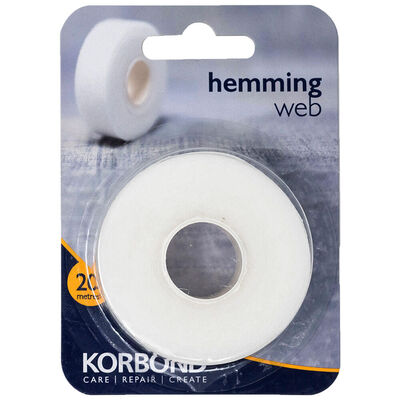 Korbond Hemming Web 20m: White image number 1