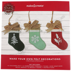 Make Your Own Christmas Stocking Decorations: Pack of 3 image number 1