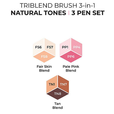 Spectrum Noir Triblend Natural Tones Brush Markers image number 2