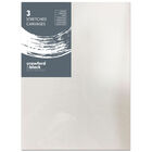 Crawford & Black Stretched Canvases 16 x 20 Inches: Pack of 3 image number 2