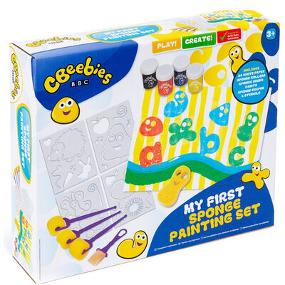CBeebies My First Sponge Painting Set image number 1