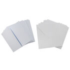 10 White Tri Fold Blank Cards - 6 x 6 Inches image number 2