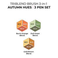 Spectrum Noir Triblend Autumn Hues Brush Markers