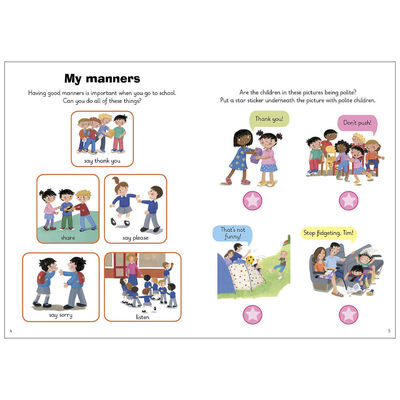 Start School: A Ladybird Topsy and Tim Sticker Activity Book image number 3