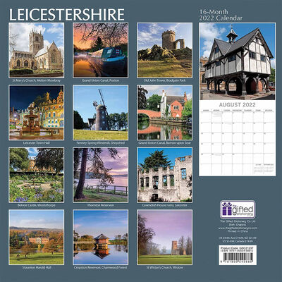 Leicestershire 2022 Square Calendar image number 3