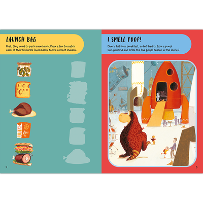 The Dinosaur that Pooped Space!: Sticker Activity Book image number 3