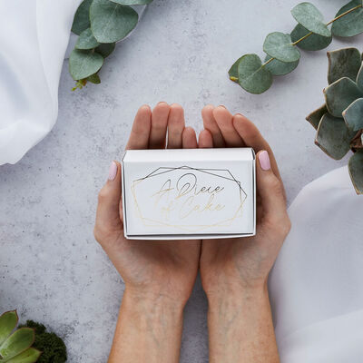 A Piece of Cake Box Favours: Pack of 10 image number 2