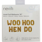 Gold Hen Do Foil 16 Inch Balloon image number 1