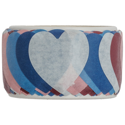 Individual Heart Sticker Roll: Pack of 100 image number 1
