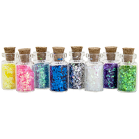 Mini Glitter Craft Jars: Pack of 8
