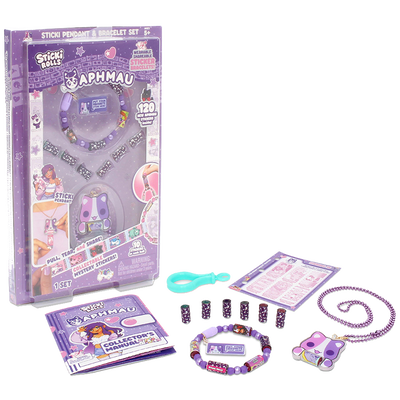Sticki Rolls Aphmau Pendant & Bracelet Set image number 1