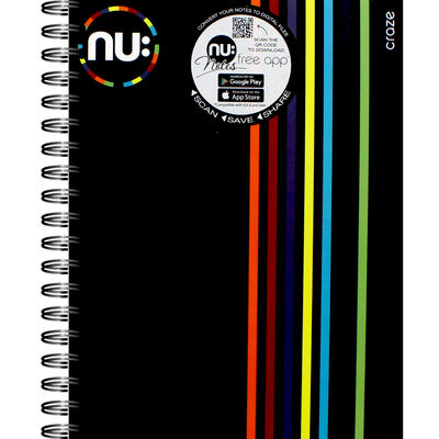 NU A5 Craze Notebook - Black image number 1