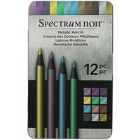 Spectrum Noir Metallic Pencils: Pack of 12