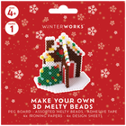 Make Your Own 3D Melty Beads Gingerbread House image number 1