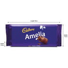 Cadbury Dairy Milk Chocolate Bar 110g - Amelia image number 3