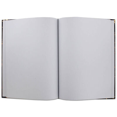 A4 Navy & Gold Marble Casebound Notebook image number 2