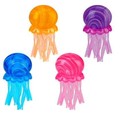 Jiggly The Jelly Fish Marble Squishy: Assorted image number 2