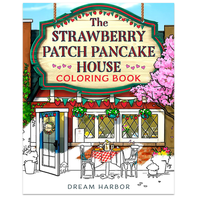 The Strawberry Patch Pancake House Colouring Book image number 1