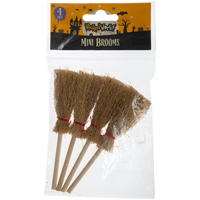 Mini Broom Embellishments: Pack of 4