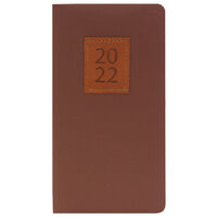 Square Panel 2022 Week to View Slim Pocket Diary: Assorted
