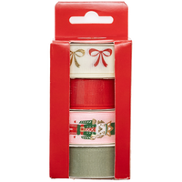Christmas Collection Ribbon: Pack Of 4