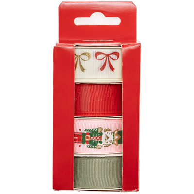 Christmas Collection Ribbon: Pack Of 4 image number 1