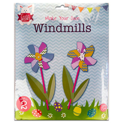 Make Your Own 2 Easter Windmills image number 1