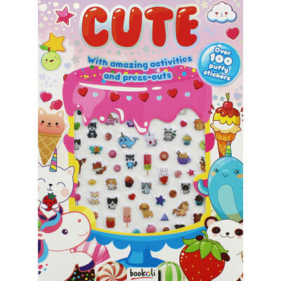 Cute Puffy Sticker Book image number 1