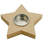Wooden Star Tealight Holder image number 2