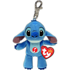 Ty Disney Stitch Clip and Sound Plush Keyring image number 1
