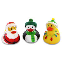 Festive Rubber Ducks: Pack of 3