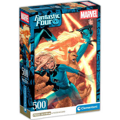 Fantastic Four 500 Piece Jigsaw Puzzle image number 1