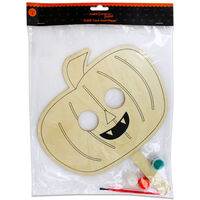 Colour Your Own Halloween Wooden Stick Masks: Assorted